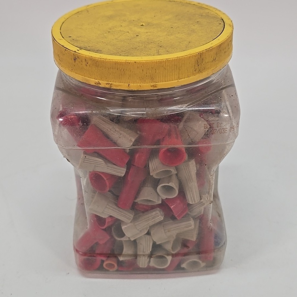 238 Red & Gray Wire Wing Nuts Twist-On for 10-18 Gauge AWG Wire